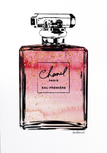 Amanda Greenwood - Perfume in Pink Ombre Glitter