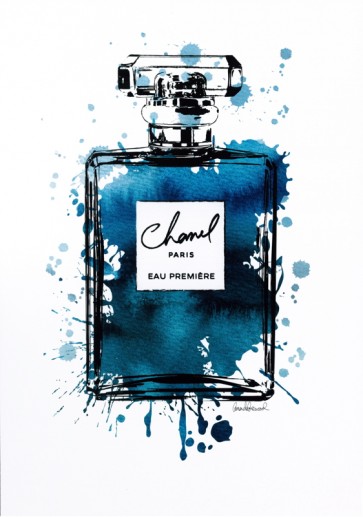 Amanda Greenwood - Black Inky Perfume in Teal