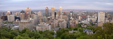 Timothy Hill - Panoramic view of Montrel city  