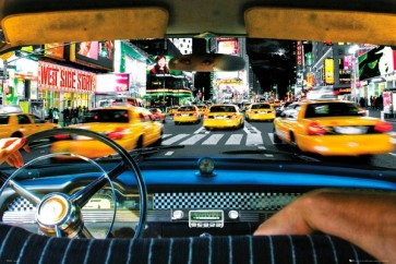 New York - Times square - Taxi ride  