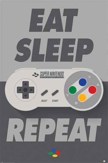Nintendo - Eat Sleep Repeat