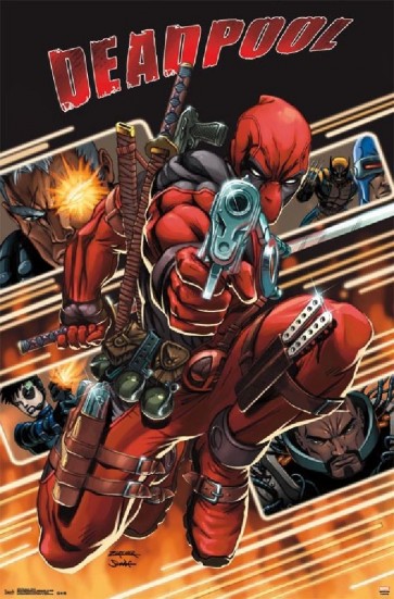 Marvel Comics - Deadpool - Attack Collage