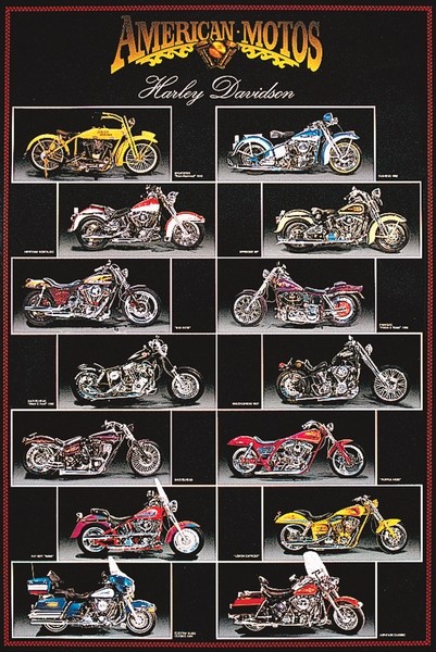 Harley Davidson Models Chart