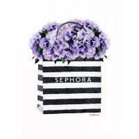 Amanda Greenwood - Bag with Purple Hydrangea
