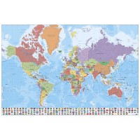 Carte du monde - Français