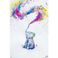 Marc Allante - Elephant Paint Splash  