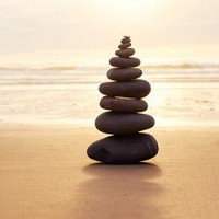 Zen Balanced Stones 