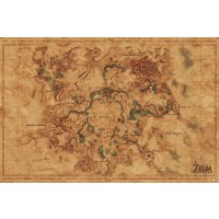 The Legend of Zelda - Breath of The Wild - Hyrule Map
